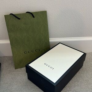 Gucci shoes box + bag - LIKE NEW